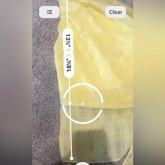 Amanda Uprichard SLEEVELESS BEXLEY TOP in Allegro/Lemon Yellow Size: XS - Picture 7 of 11